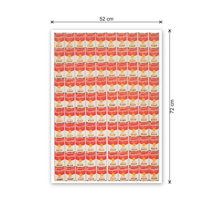 Homage to Warhol - One Hundred Cans, 1962 cm 50x70 - misure