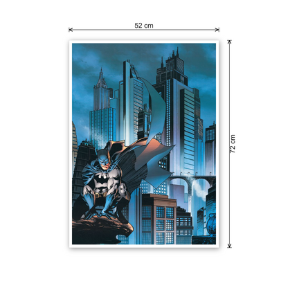 Homage to Batman Gotham City cm 50x70 - misure