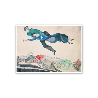 Homage to Chagall - On the City cm 70x50