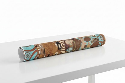 Homage to Klimt - Anniversary patchwork - cm 102x52 - Poster