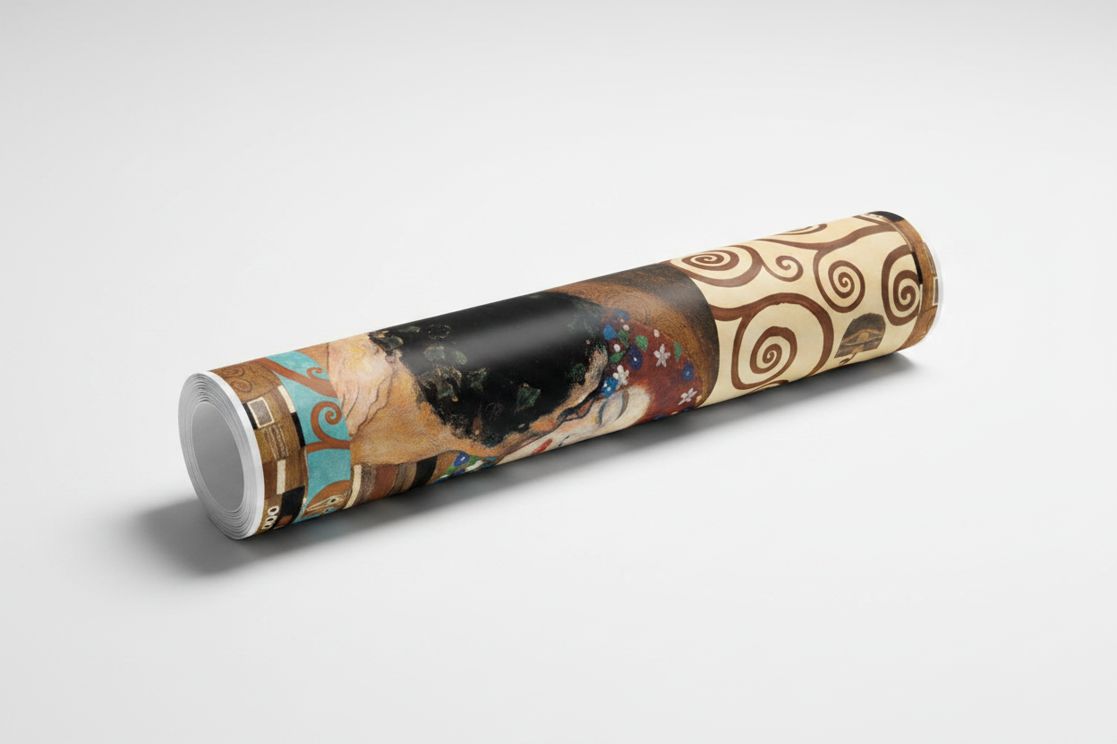 Homage to Klimt - Anniversary patchwork - cm 102x52 - Poster