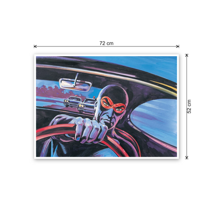 Homage to Diabolik You Won’t Catch Me cm 70x50 - misure