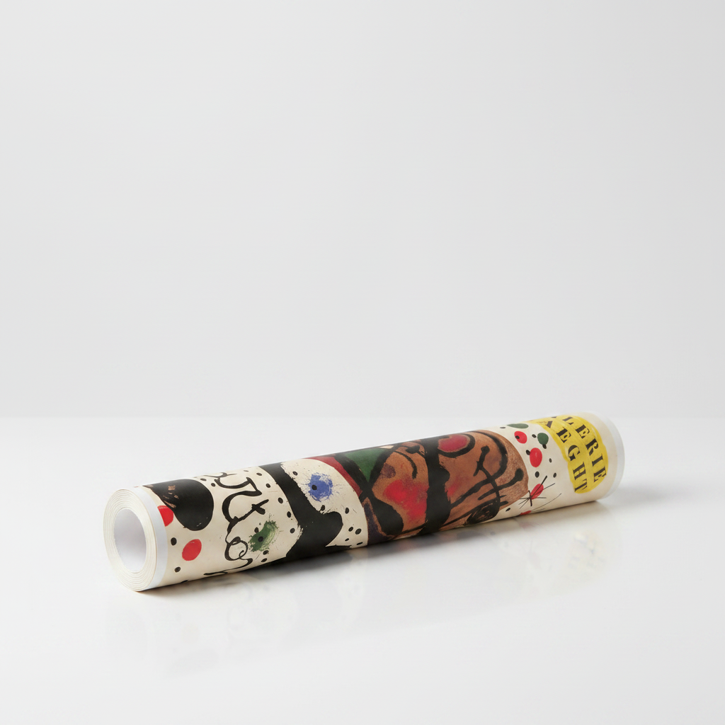 Homage to Mirò - Cartoon - cm 52x72 - Poster