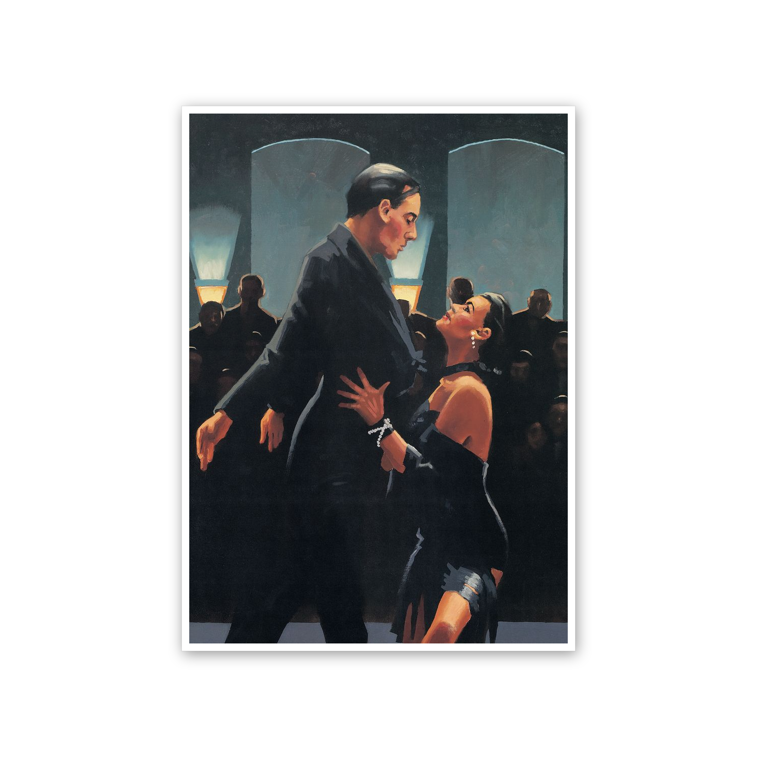 Homage to Vettriano - Rumba In Black cm 50x70
