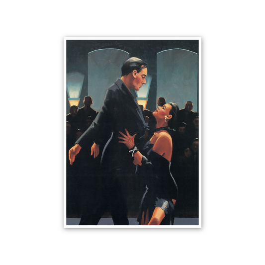 Homage to Vettriano - Rumba In Black cm 50x70