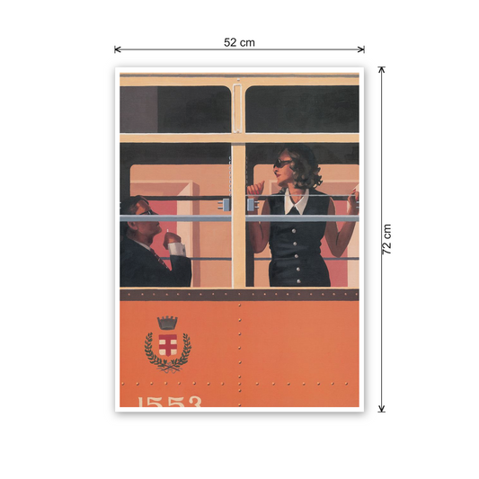 Homage to Vettriano - The Look Of Love? cm 50x70 - misure