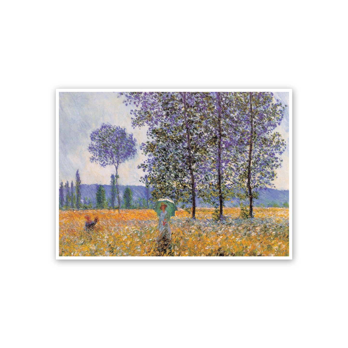 Homage to Monet - Fields in Spring cm 70x50