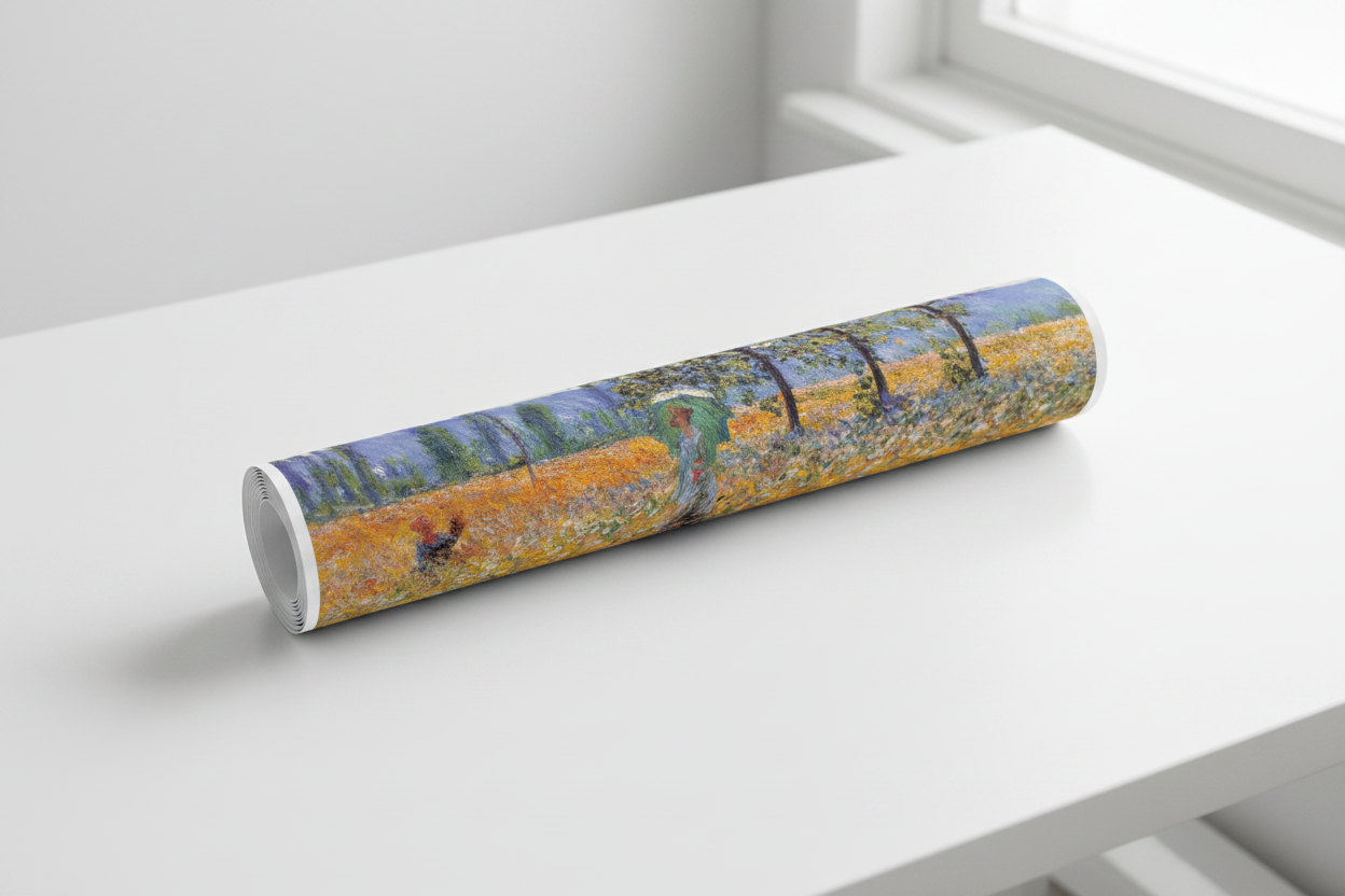 Homage to Monet - Fields in Spring - cm 72x52 - Poster
