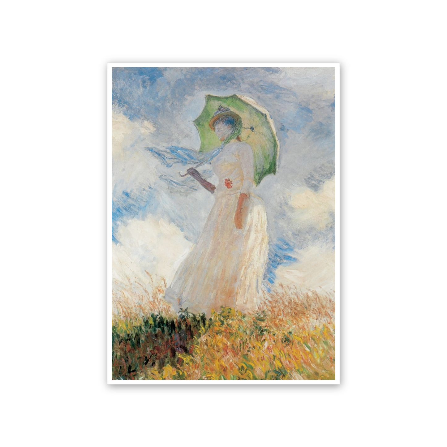 Homage to Monet - Lady With Umbrella cm 50x70