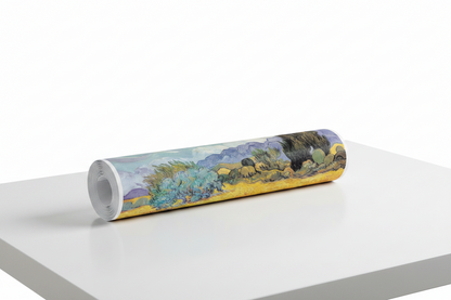 Homage to Van Gogh - Cypress Trees - cm 72x52 - Poster