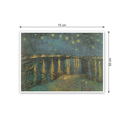 Homage to Van Gogh - Starry Night 1888 cm 70x50 - misure