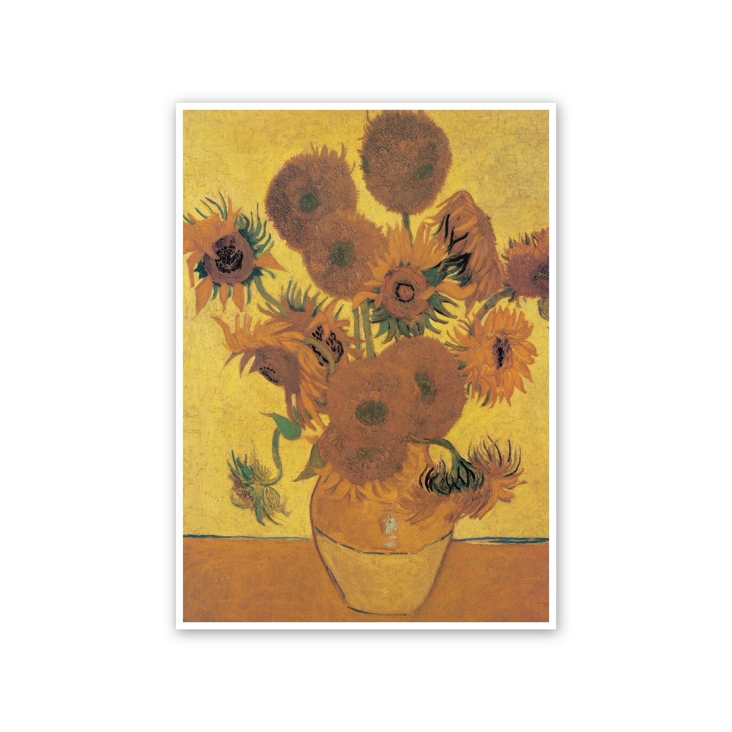 Homage to Van Gogh - Sunflowers cm 50x70