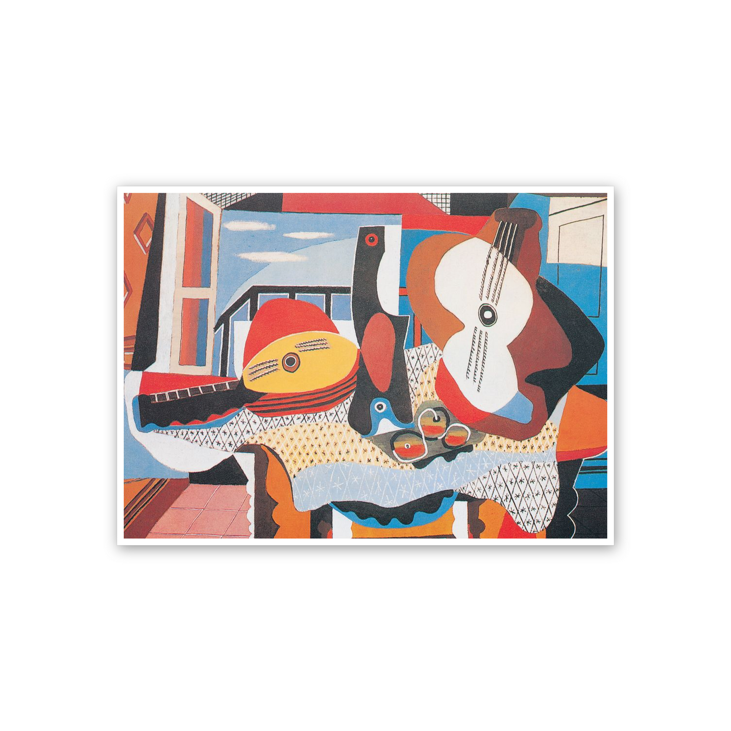 Homage to Picasso - Mandolino E Chitarra, 1924 cm 70x50