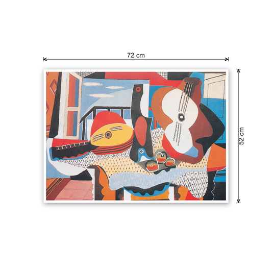 Homage to Picasso - Mandolino E Chitarra, 1924 cm 70x50 - misure