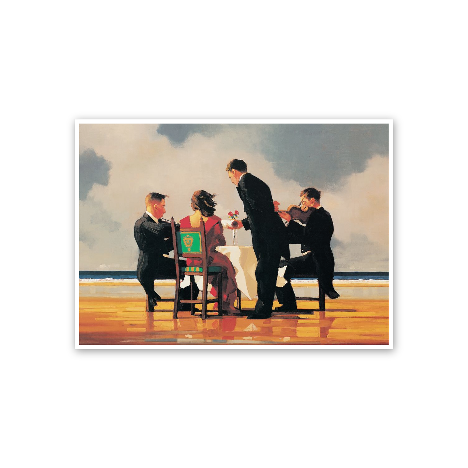 Homage to Vettriano - Elegy For A Dead Admiral cm 70x50