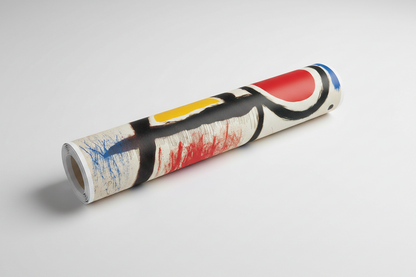 Homage to Mirò - Personagge Devan Le Soleil - cm 72x52 - Poster