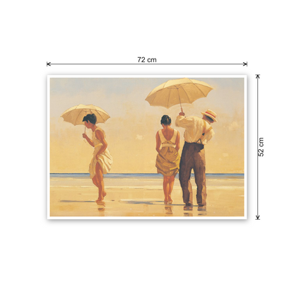 Homage to Vettriano - Mad Dogs cm 70x50 - misure
