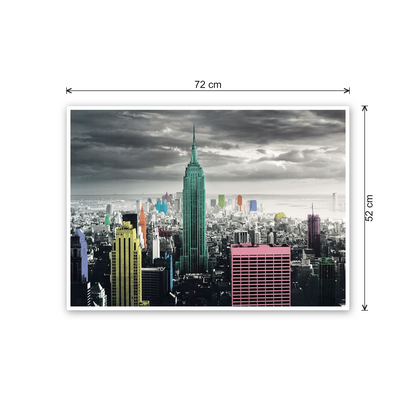 New York, Colour cm 70x50 - misure