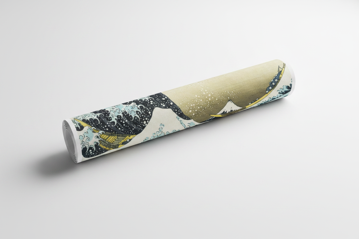 Homage to Hokusai - The Wave - cm 72x52 - Poster