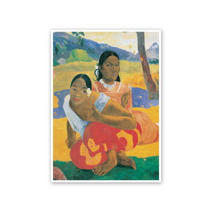 Homage to Gauguin - When Will You Marry? cm 50x70