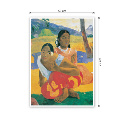 Homage to Gauguin - When Will You Marry? cm 50x70 - misure
