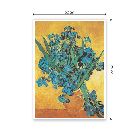 Homage to Van Gogh - The Irises cm 50x70 - misure