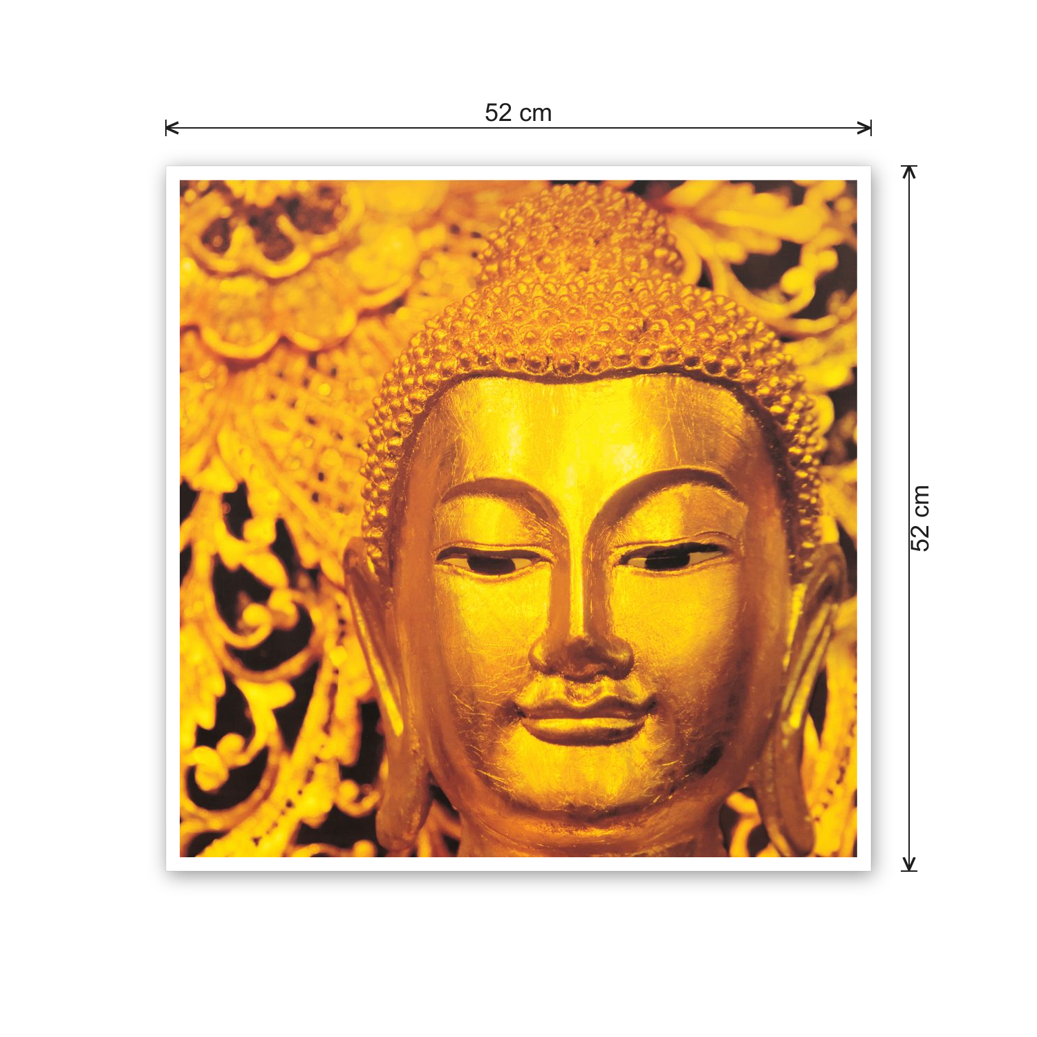 Buddha cm 50x50 - misure