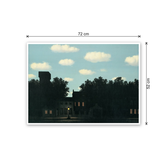 Homage to Magritte - The Empire of Lights cm 70x50 - misure
