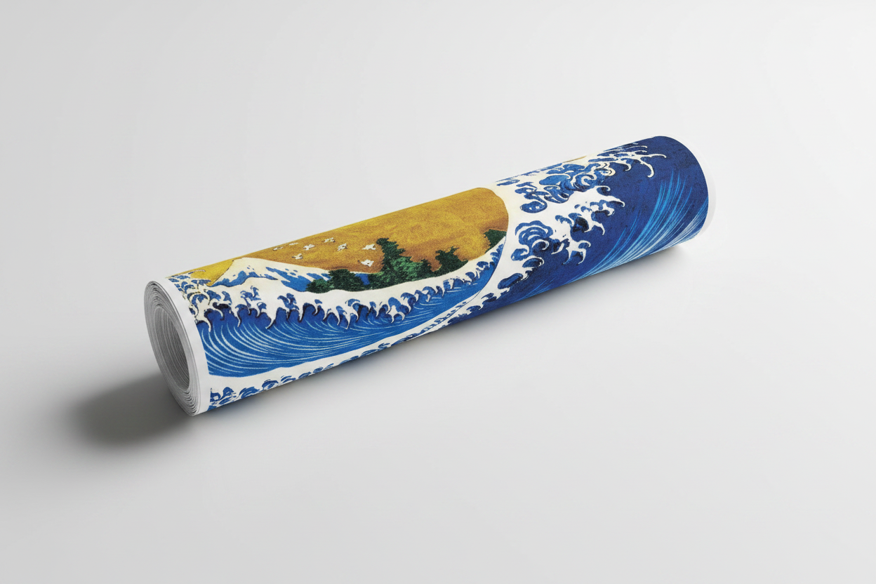 Homage to Hokusai - Great Wave - cm 72x52 - Poster