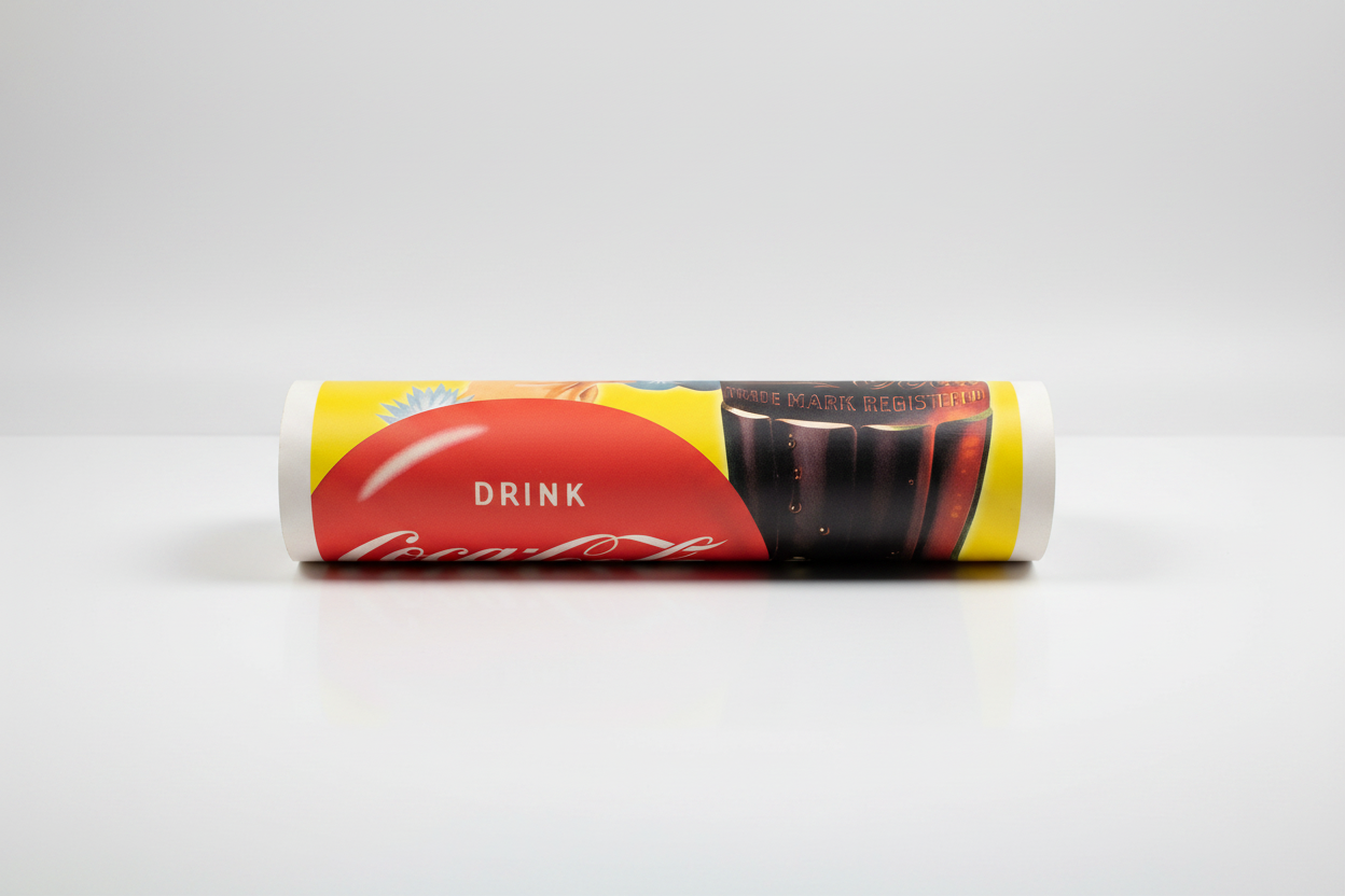 Homage to Coke Gloss Black Framed Coke Sprite - cm 52x72 - Poster