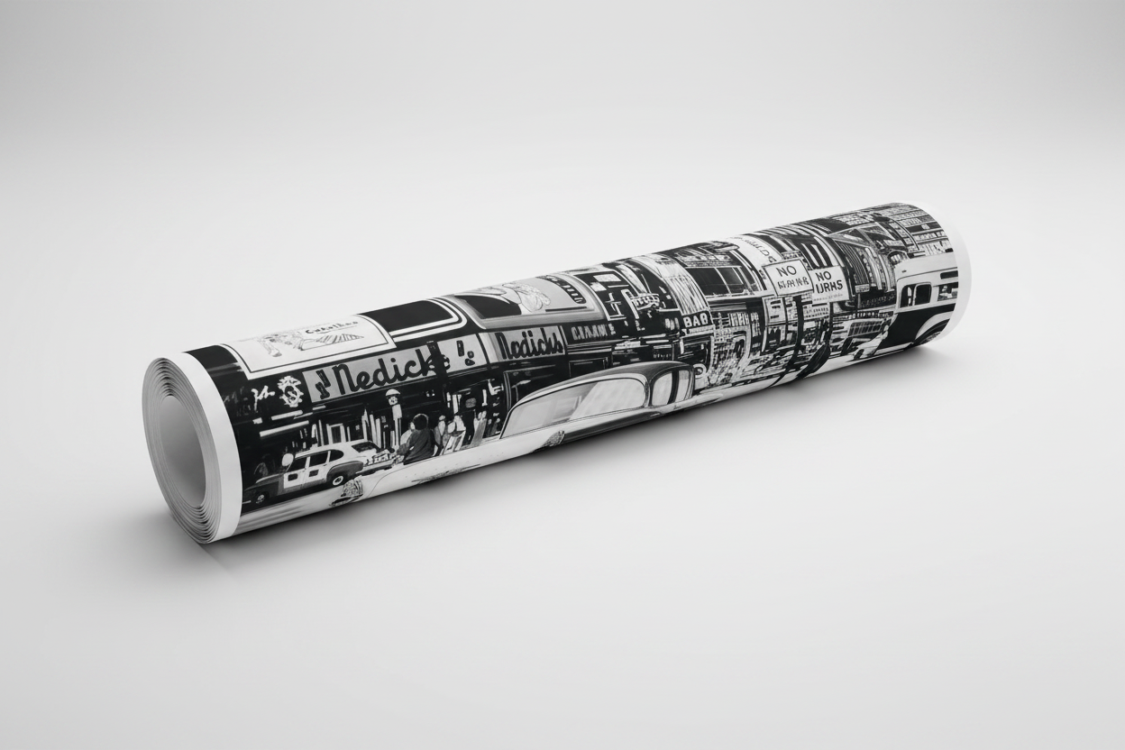 Advertising in the City - cm 72x52 - Poster