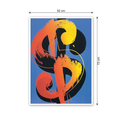 Homage to Warhol - Dollar cm 50x70 - misure