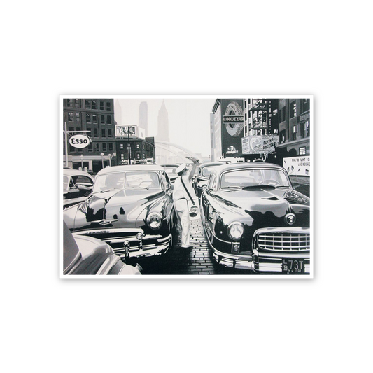 Cars in traffic cm 70x50