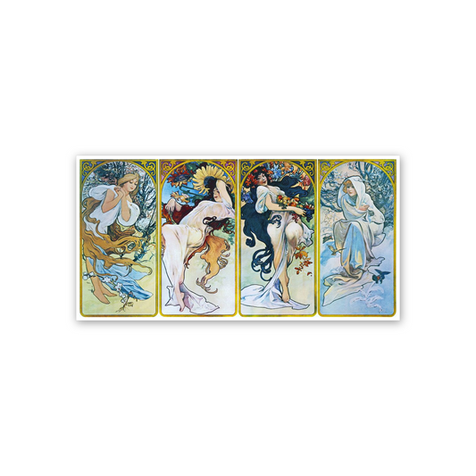 Homage to Mucha - Les saisons 1897 cm 100x50