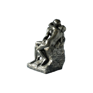 Auguste Rodin - Il bacio - h 17 cm - Scultura 3D - Fatta e Dipinta a Mano