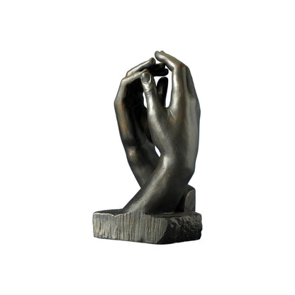 Auguste Rodin - La cattedrale - Scultura 3D Marmo resina