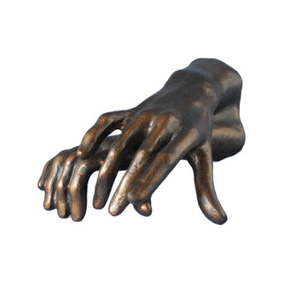 Auguste Rodin - Mani sovrapposte - h 5 cm - Scultura 3D - Fatta e Dipinta a Mano