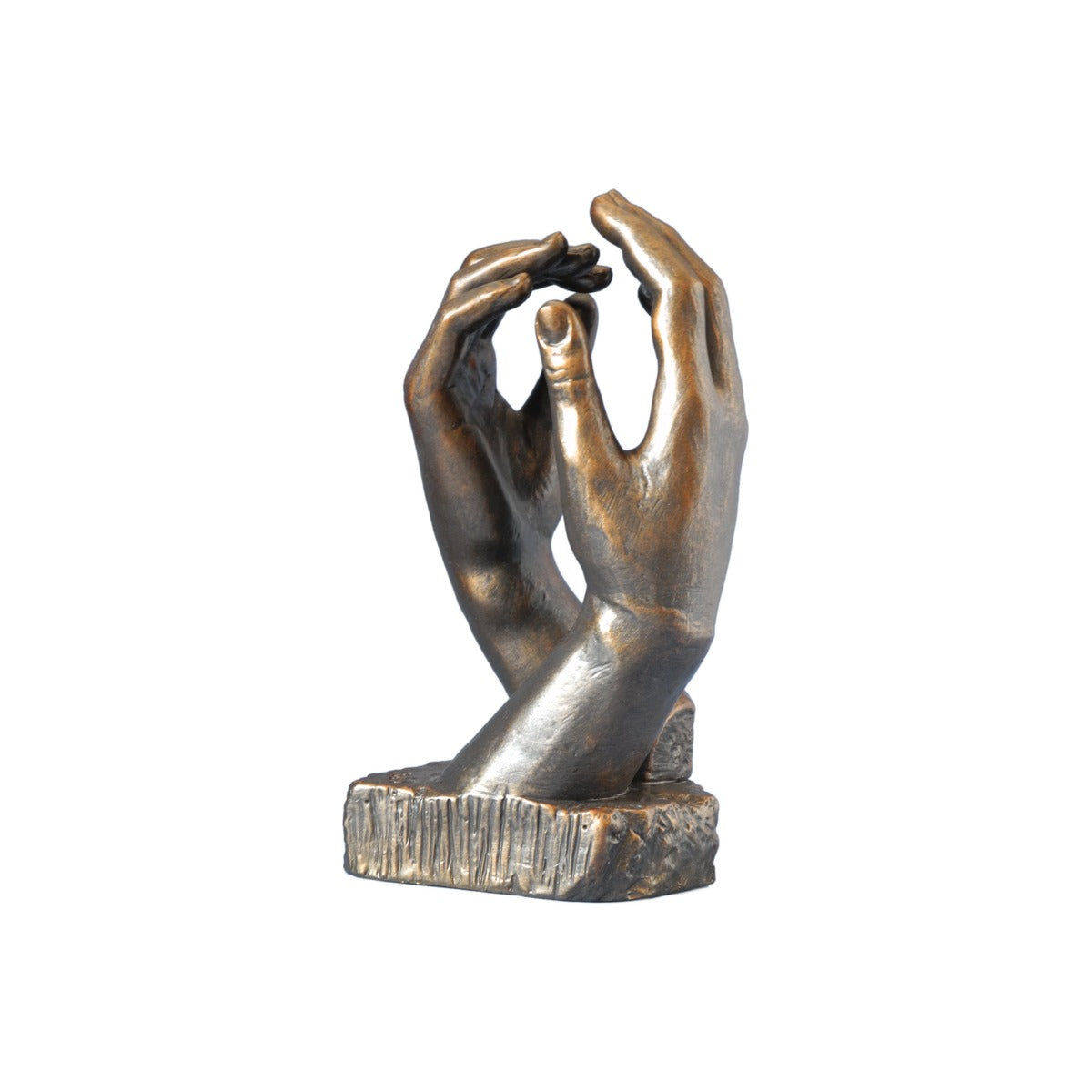 Auguste Rodin - La cattedrale - Scultura 3D Marmo resina
