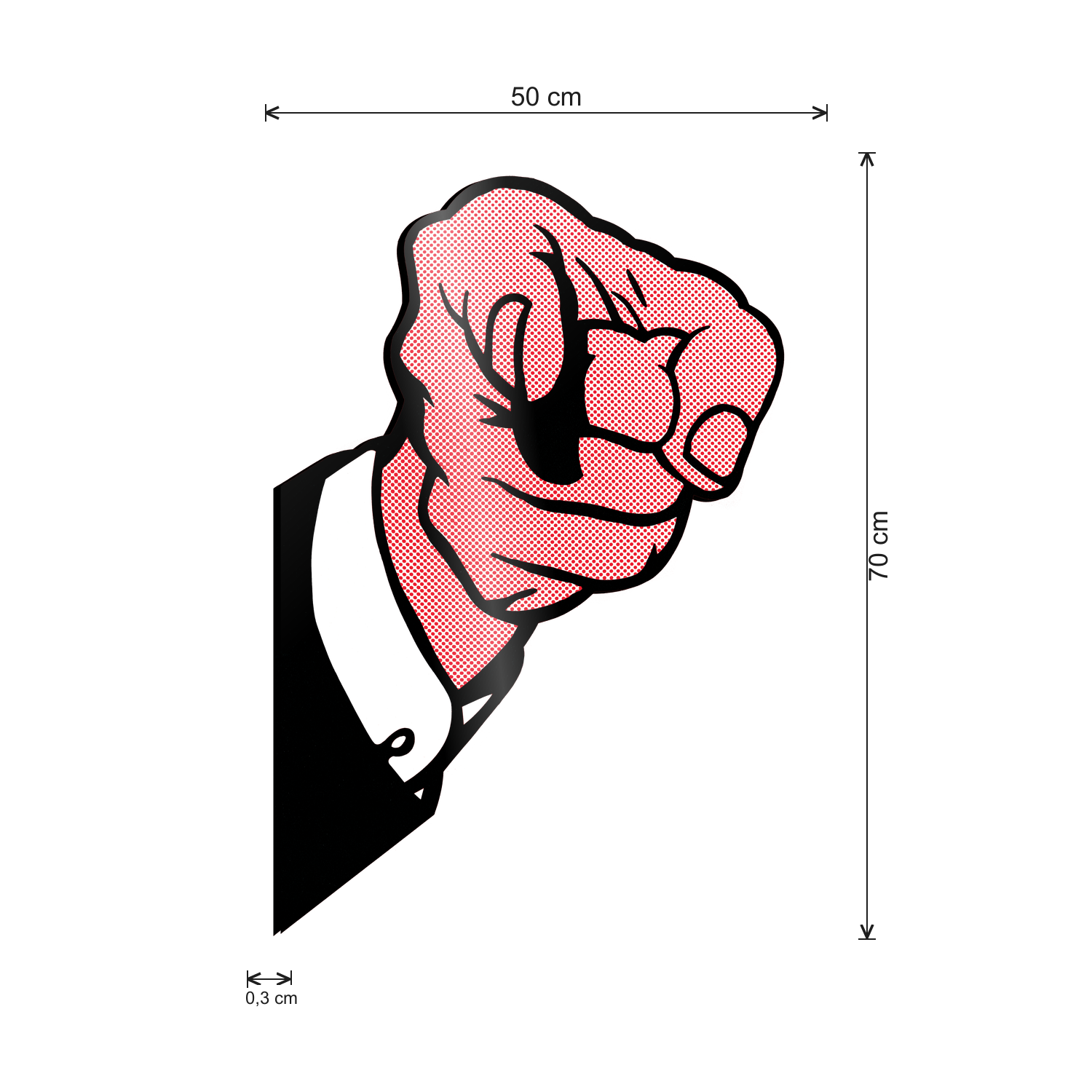 You! cm 50x70 - misure