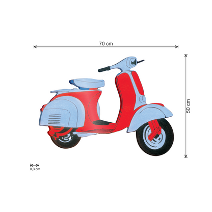 Vespa cm 70x50 - misure