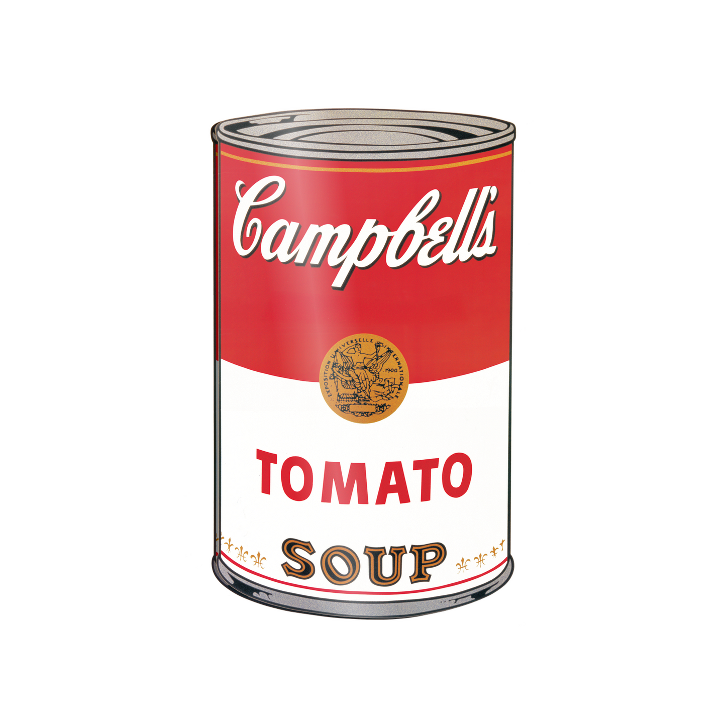 Campbell's Soup Rosso e Bianco cm 50x70