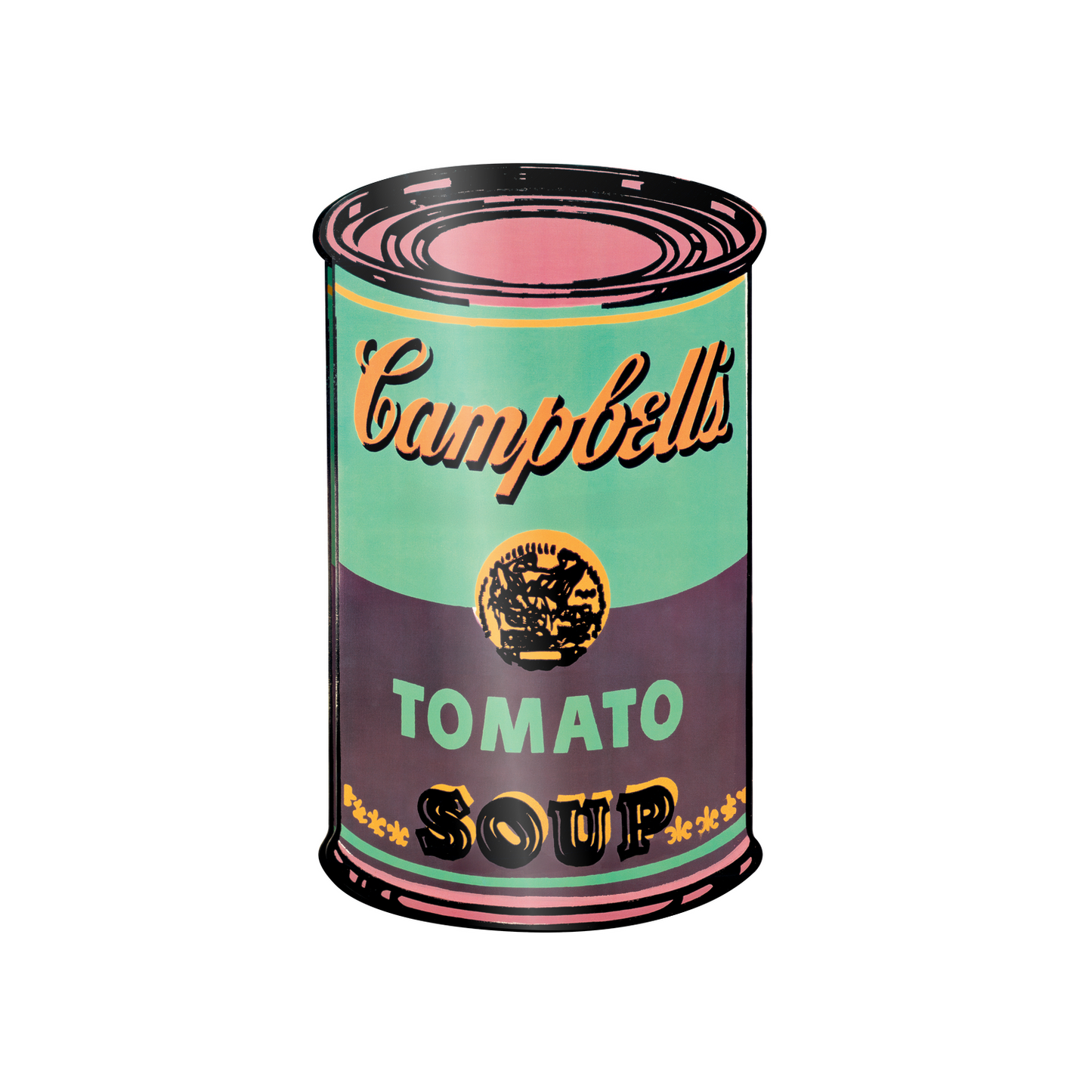 Campbell's Soup Verde e Viola cm 50x70