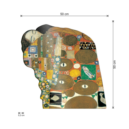Abbraccio cm 50x50 - misure