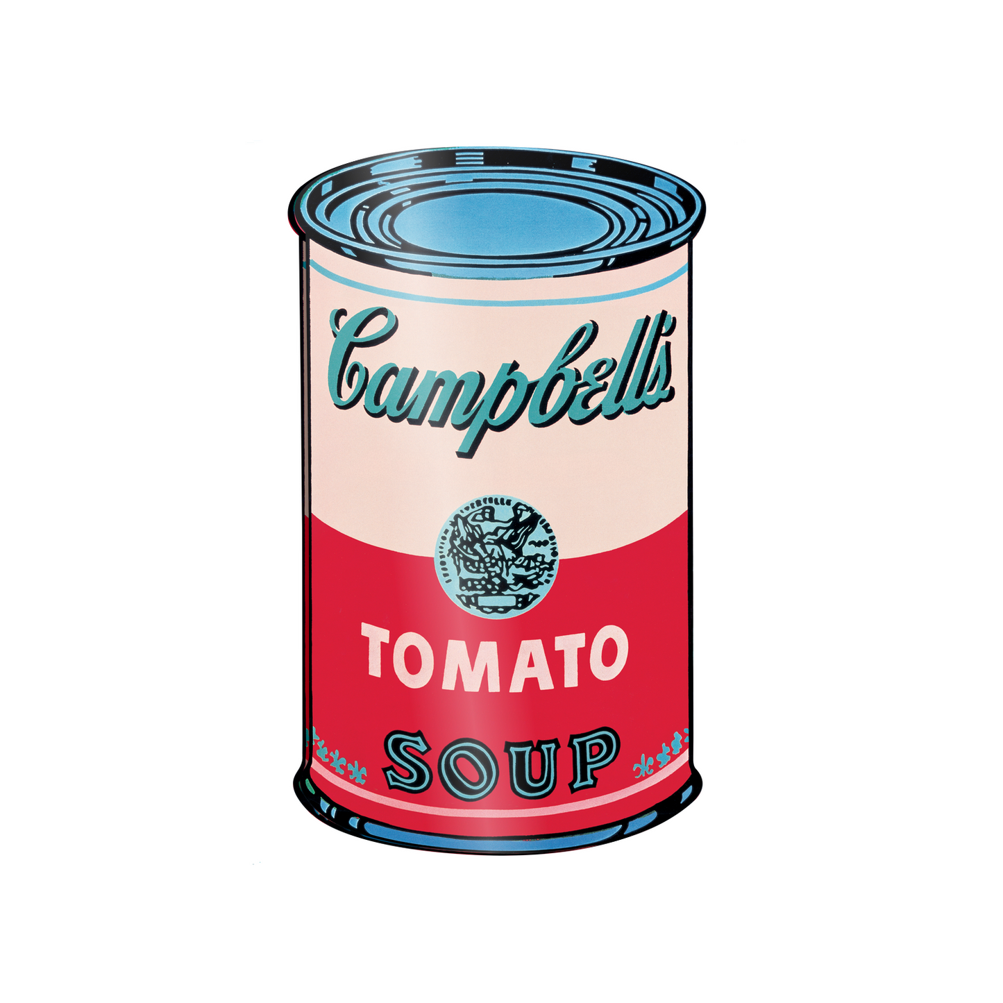 Campbell's Soup Rosso e Azzurro cm 50x70