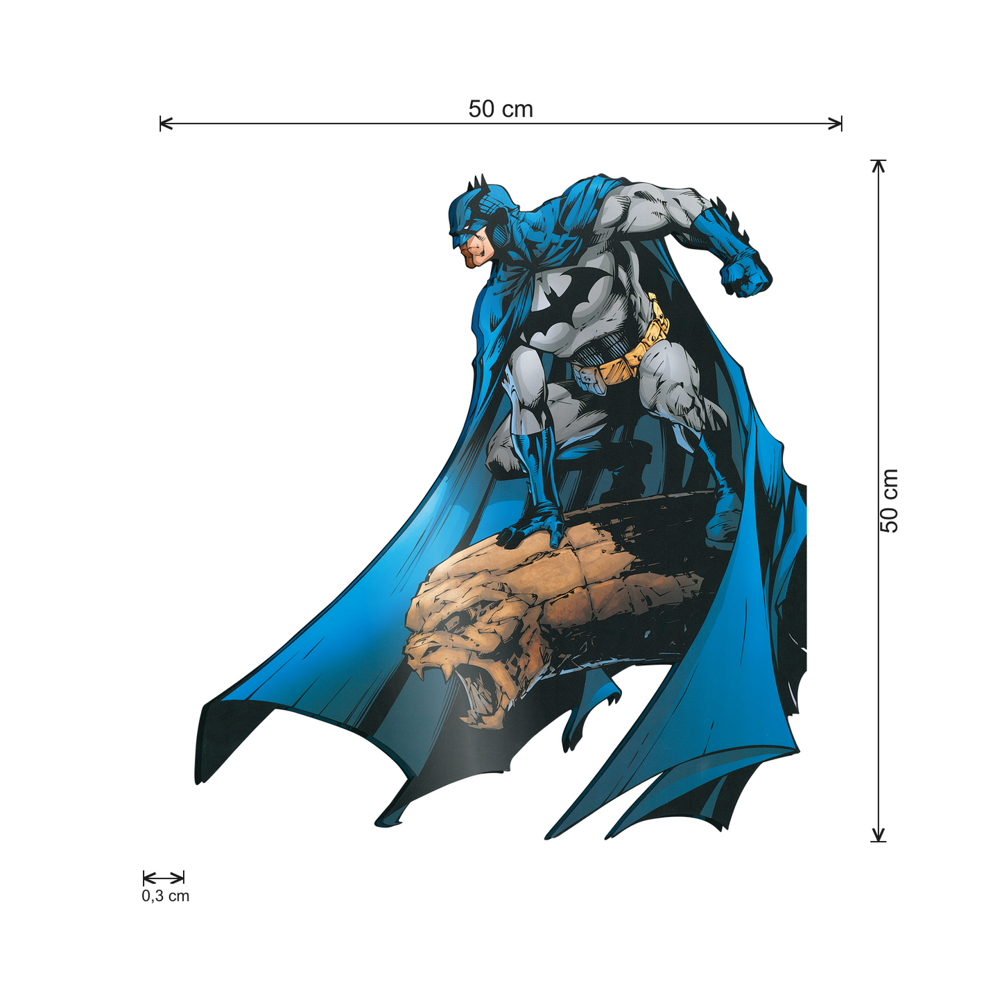 Batman cm 50x50 - misure