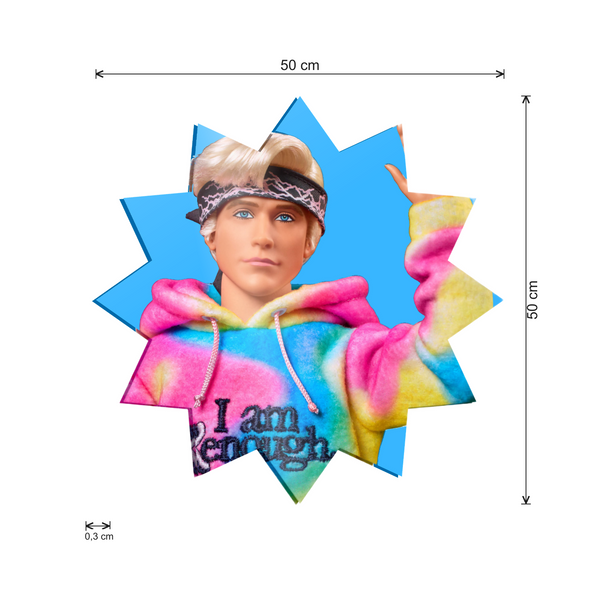 Ken - cm 50x50 - Acrilico Sagomato