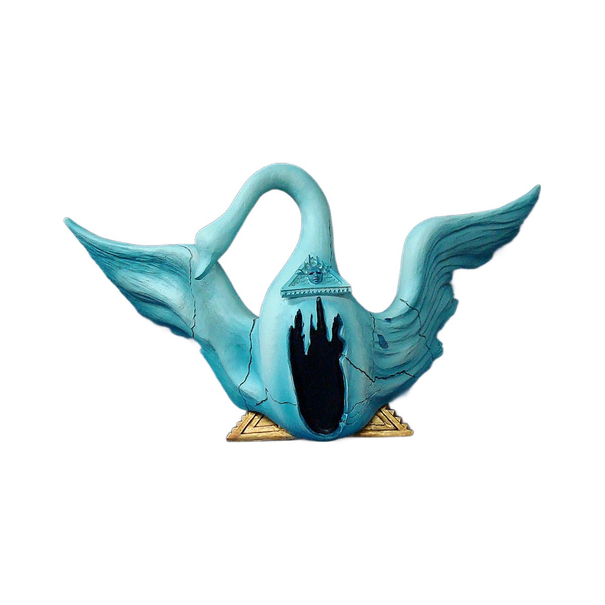 Salvador Dalì - Cigno - Scultura 3D Marmo resina