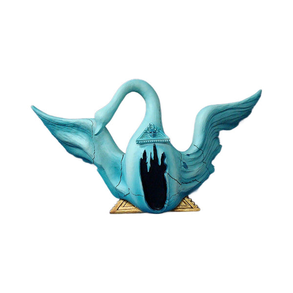 Salvador Dalì - Cigno - h 9 cm - Scultura 3D - Fatta e Dipinta a Mano