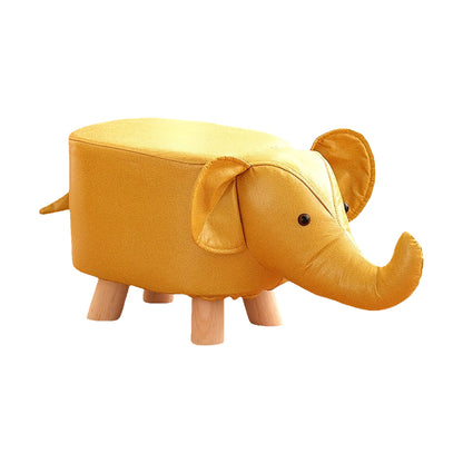Sgabello Poggiapiedi Elefante 30x22x28 cm