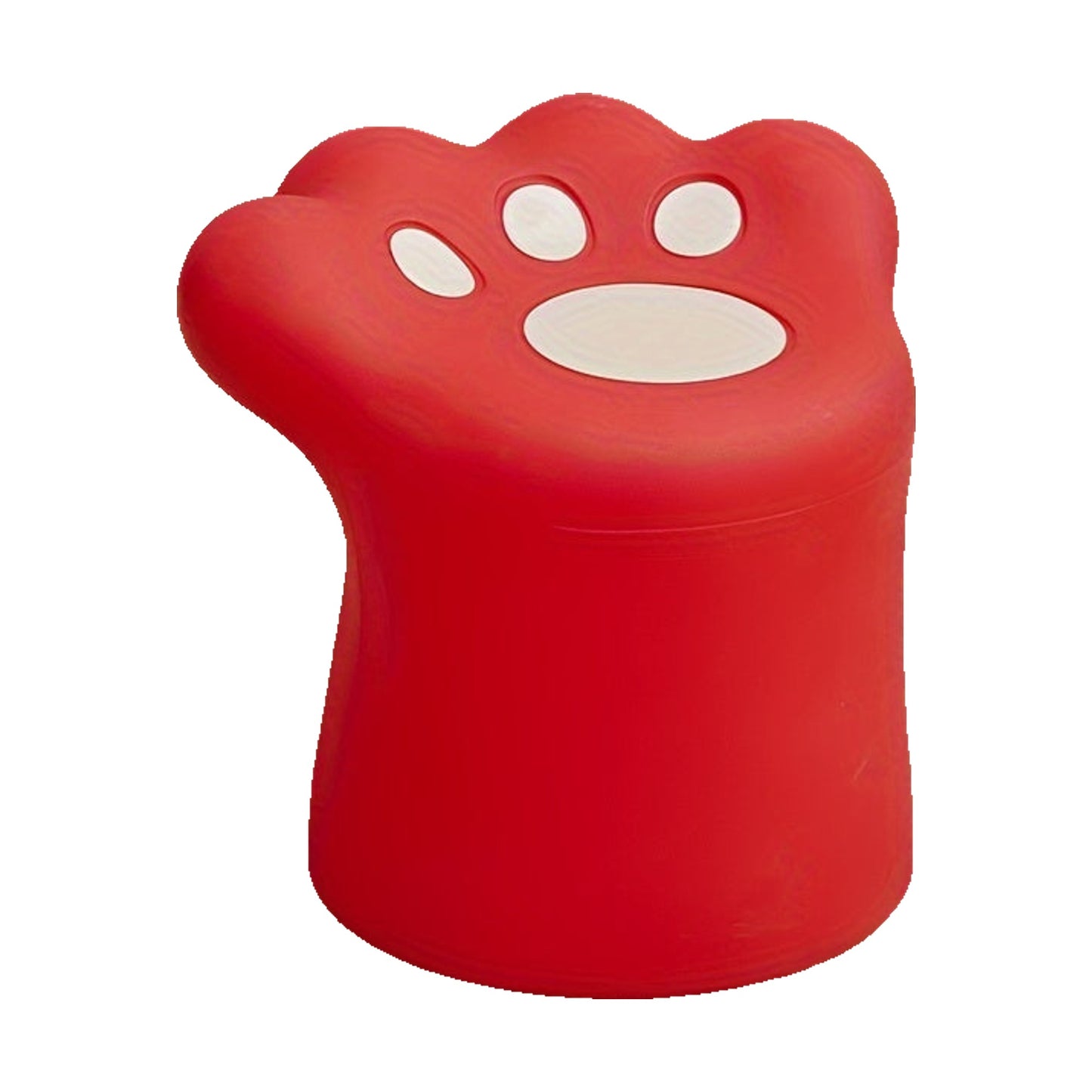 Sgabello Zampa di Gatto - Rosso